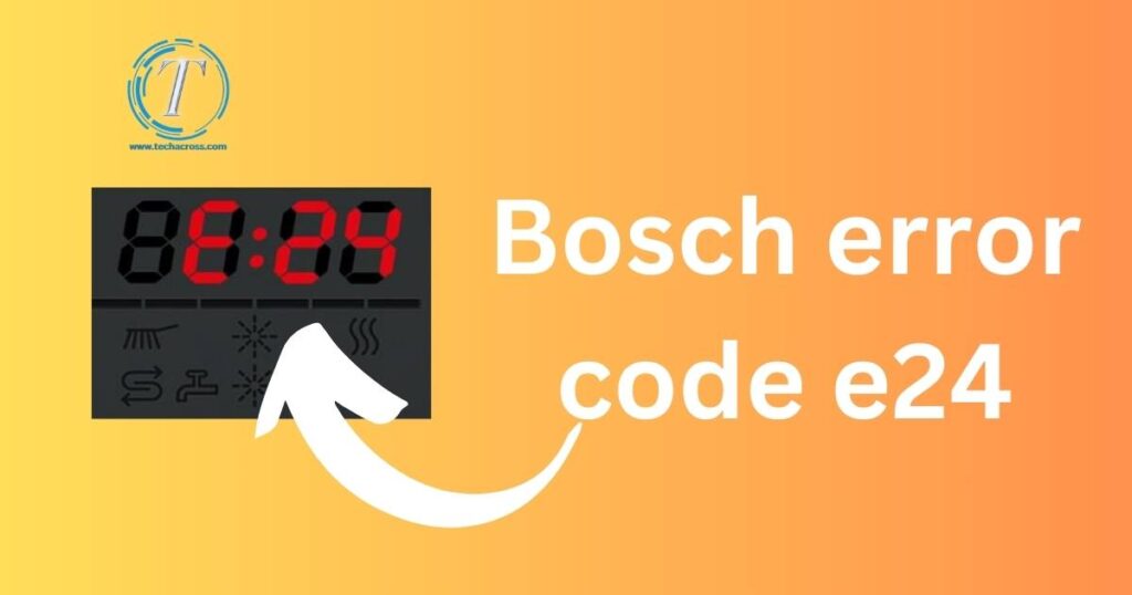 Bosch error code e24
